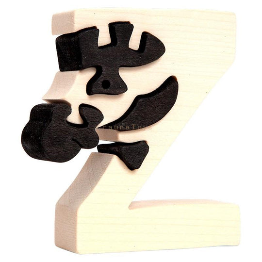 Z for Zebra Letter Puzzle