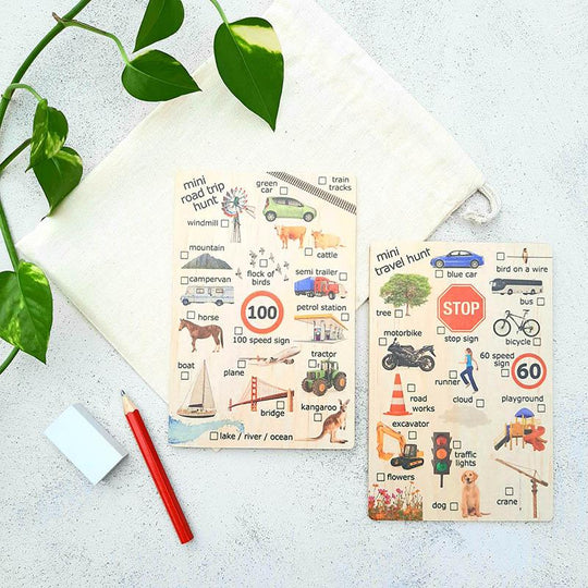 Mini Travel & Road Trip Hunt Double Sided Board